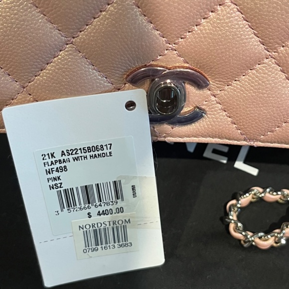 Mini pink top handle Chanel - Picture 7 of 7